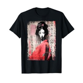 Hip Hop Y2K Vintage Hipster Edgy Urban Streetwear Geisha T-Shirt