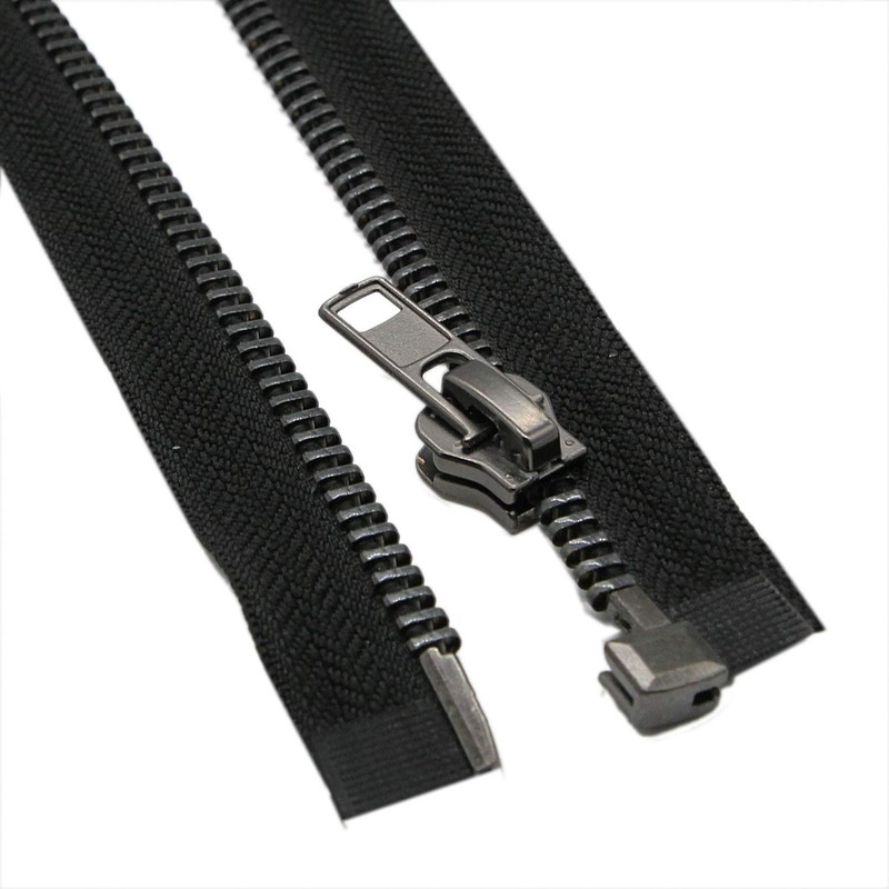 Leekayer #8 24 Inch Separating Jacket Zipper Black Nickel 60.1cm
