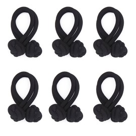 Thick Hair No Damage Elastic Ponytail Holders, Rubber Hair Ties and Bands for Women