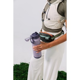 ZULU Powerfill Pro 32oz Stainless Steel Water Bottle with Quick Fill Lid, Triple Walled Vacuum Insulated Metal, Leak Proof Locking Lid, Sip and Chug, Reusable BPA Free, Amethyst