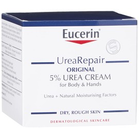 Eucerin UreaRepair 5% Urea Original Cream 75ml, Intensive Body Cream for Dry and Rough Skin, Skincare with Urea for Dry Skin