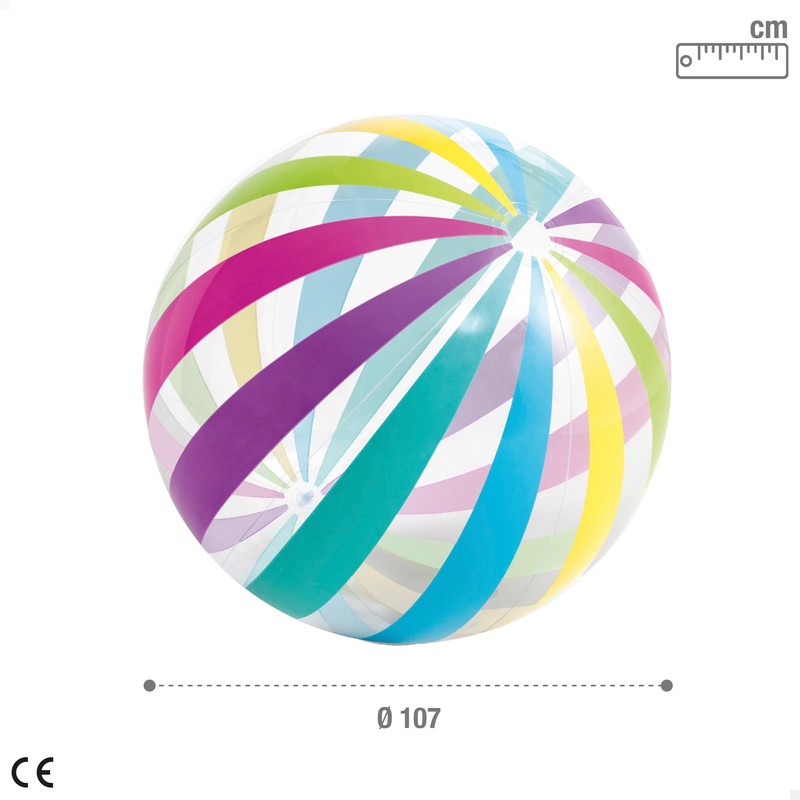 Intex 59065 Palla Jumbo, 107 cm, Multicolore