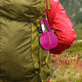 Body Glove BDY-1311-PNK Water-Resistant Wireless Speaker with Carabiner Pink