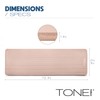 Tone Fitness Premium Extra Thick 1-Inch High Density Exercise Mat