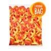 Peach Rings Gummies, Sour and Sweet Chewy Candy, 1-Pound Bag