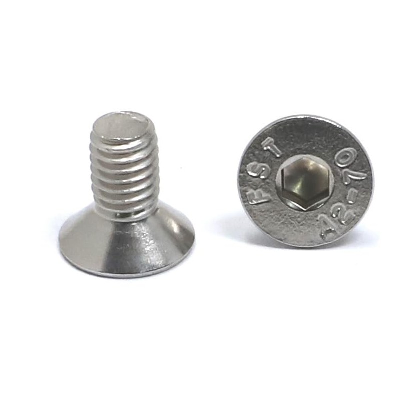 iexcell 50 Pcs M6 x 12mm Thread Pitch 1 mm