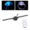 3D Holographic Advertising Machine 415x415mm 1024x640 244 LEDs Hologram Fan