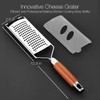 KULUNER Professional-Grade Lemon Zester with Fine Blades, Lightweight Cheese/Vegetable Grater,