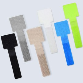 Cable Straps that can be fixed, 50 pcs 3.5X1.1 inches, for data line management and cable management, etc. Black