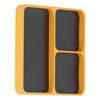 Metal Magnetic Tray, Heat Resistant Yellow Magnetic Tray, Keeping Organized