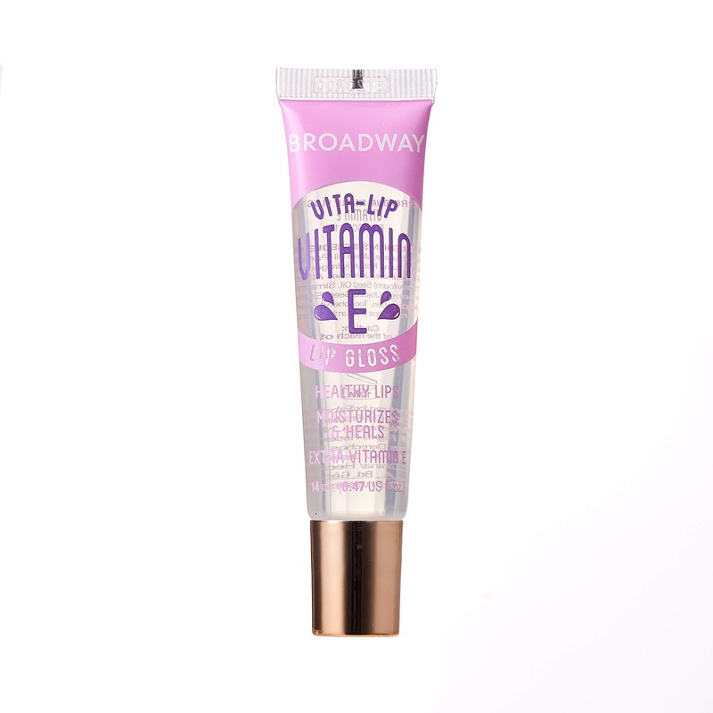Broadway Vita-Lip Clear Lip Gloss 0.47oz/14ml (Vitamin E) 6 PACK