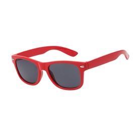 Kids Sunglasses Girls Boys Children Classic Style Shades UV 400 Protection (Red)