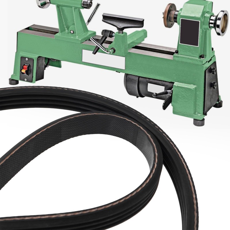 Briny River 2 x Lathe Drive Belt Replacement Belt Compatible