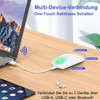 Azmall Wireless Bluetooth Mouse 5.2/3.0 & USB-A/Type-C 2-in-1 Receiver, Quiet