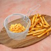 Round Fry Basket Stainless Steel Wire Mesh French Chip Deep