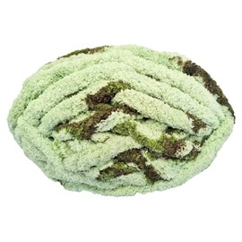 DDL&HEXI - Hilo de chenilla súper grueso para tejer brazos, kit de fabricación de cobijas, hilo de punto jumbo de 250 g por bolsa (500 g/17.5 oz/55 yardas, 006)