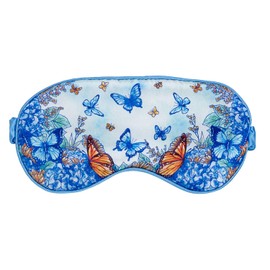 Bodylife Sleep Mask Eye Mask Faux Silk Butterfly for Travel Or Sleep