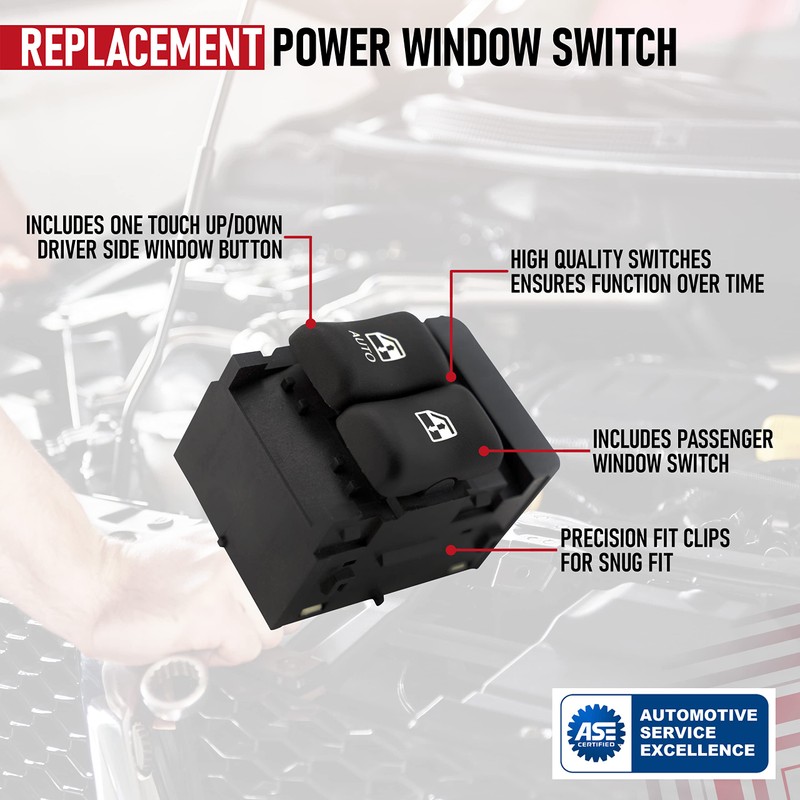 Master Power Window Switch – Conductor puerta lateral – para