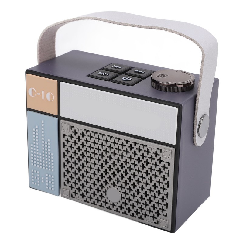 Bluetooth Speaker 5W Stereo Sound Modern Cute Pixels Style Portable