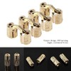 4Pcs Hidden Furniture Hinges Brass Concealed Hinges Barrel Hinge 0.31