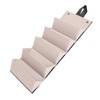5 Slot Eyeglasses Storage Case Black Folding Multi Compartment Sunglass