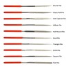 Cheerock 10Pcs Bass Guitar File Set Fret Nut Files with