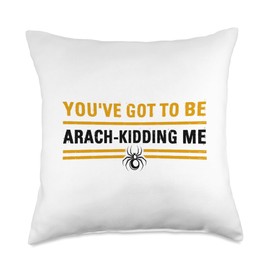 Spider Lover Arachnid Cobweb Terrarium Tarantula Throw Pillow