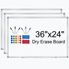 H-Qprobd 3' x 2' Whiteboard Dry Erase White Board for