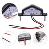 LED License Lamp License Plate Light 6 Row SMD License