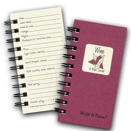 Wine, A Wine Journal - MINI Cranberry Hard Cover