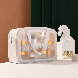 Shower PVC Waterproof Swim Bag Dry Bag White 2ea