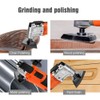 102 Pieces Triangular Sandpaper Set, 2 Pieces Triangle Oscillating Saw