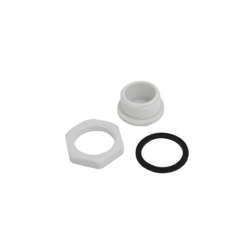sourcing map PG16 Nylon Male Thread Cable Gland Screw End