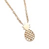 Be a Pineapple Message Card, Tiny Rose Gold Pineapple Necklace