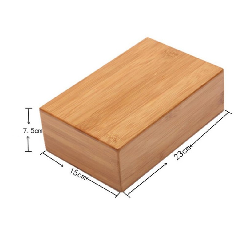 Balacoo Bamboo Block for Yoga: Yoga Training Brick, Bamboo Handstand