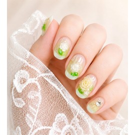 Lime Rose Handmade Nail Tips - Lipstick / 라임로즈 수제네일팁 - 립스틱