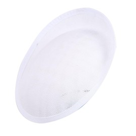 HYROOY Linen Fascinator Hat Base - Pillbox Hat - White Blended - For Women - Unisex - Formal/Festive - Summer, Spring
