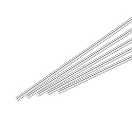 MECCANIXITY 1/4 Inch x 12 Inch 304 Stainless Steel Solid Round Rods Metal Lathe Bar Stock for DIY Craft 5 Pcs