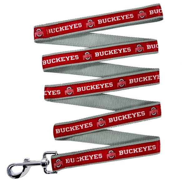 Pets First Collegiate Pet Accessories, Dog Leash, Ohio State Buckeyes, Small