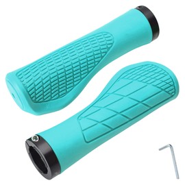 sakurawing Universal Grip Handle, Bicycle, Cross Bike, Mountain Bike, Ergonomic, Anti-Slip, Shock Absorption, Left and Right Set