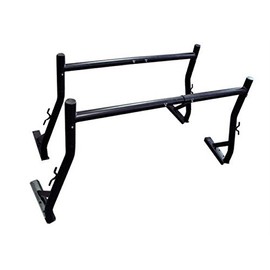 TMS 800 LB Adjustable Fit 2 Bars Utility Ladder Truck Pick up Rack Kayak Contractor Lumber Utility (US Patent NO.D722,007)
