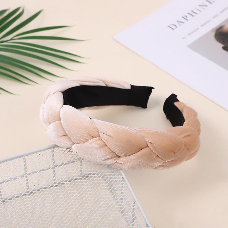 GWAWG Braided Headbands for Women, Velvet Headband, Dirndl Braided Headband,