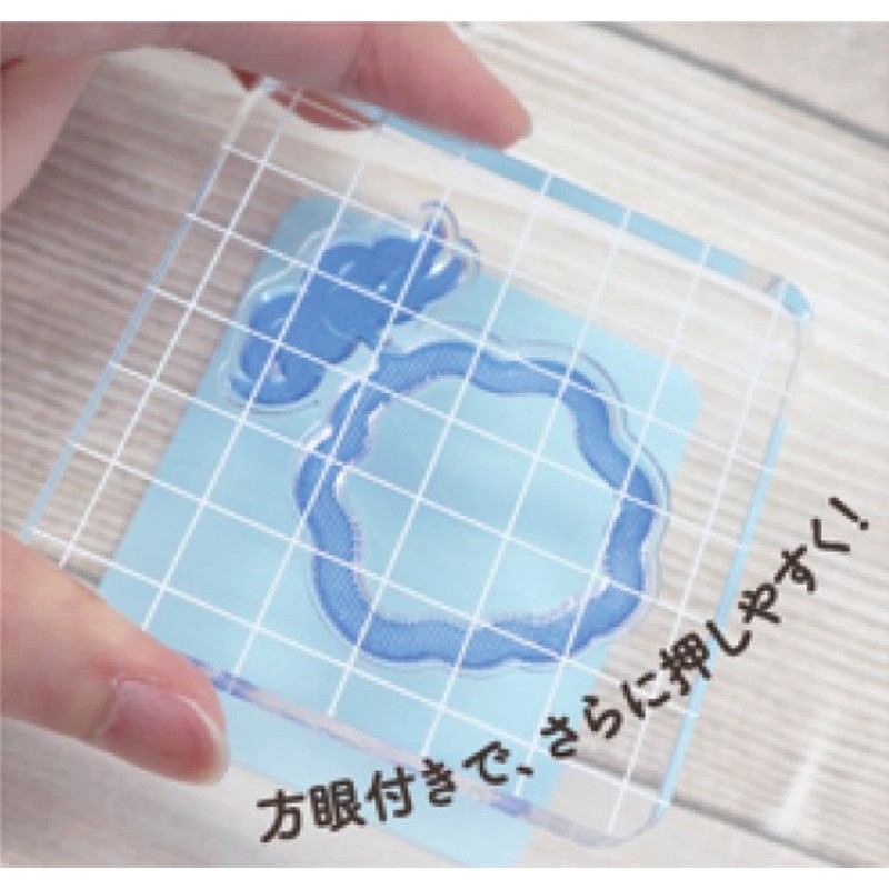 Worldcraft CS-AB02 Acrylic Block Clear Stamp Base 2.8 inches (70