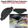 Dewalt DWS779 Dust Collection for Dual 2.5" Ports (one on