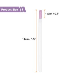 HARFINGTON 15pcs Pumice Stone Nail File, Pumice Nail Polishing Stick Cuticle Remover, Professional Quartz Stone Nail Filing Buffer Manicure Tool for Salon Nail Art Care, White