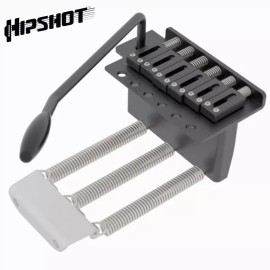 Hipshot NEW Hipshot 2-1/16" Synchronized Tremolo Bridge For Import Strat 0.416 - BLACK