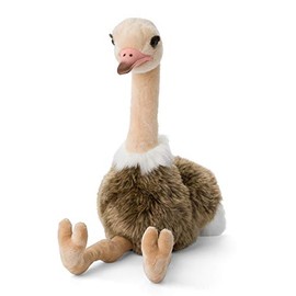 WWF Plush WWF00923 Plush Collection WWF (World Wide Fund for Nature) Bird Ostrich Plush Toy, Multicoloured, 35 cm