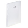 rihitorabu Aqua Drops Compact Binder B5 26 Hole Leaf 40 Piece Containment Milk