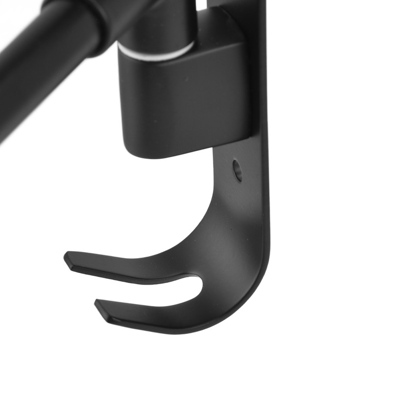 Stainless Steel Swivel Towel Hanger Holder Black Rotating Movable Towel