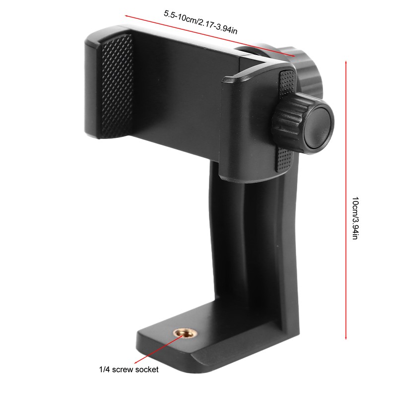 Phone Tripod Mount Flexible Adjust 360 Degree Rotatable 1/4 Inch